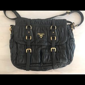 Prada Nappa Gaufre Leather Messenger bag